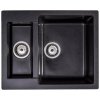 Kuchynský drez Granisil Fabero 605.2 Black metallic