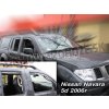 Nissan Navara 2005-2014 (so zadnými) - deflektory Heko