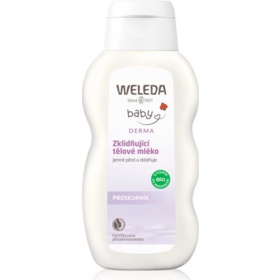 Weleda Baby Derma upokojujúce telové mlieko pre deti 200 ml