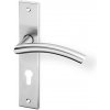 Dverové kovanie ACT Pipa HR ECO (NEREZ), kľučka-kľučka, WC kľúč, AC-T Nerez, 72 mm