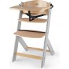 KINDERKRAFT Stolička jedálenská Enock Grey wooden, Premium