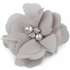 Kvet Ø5 cm s kamienkami - 10 ks 12 šedá svetlá