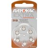 Baterka RAYOVAC Extra Advanced PR41/312A (6ks) 1.4V 180mAh (V312 DA312 HA312) 6BL