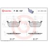 BREMBO Súprava brzdových doštičiek P 85 167