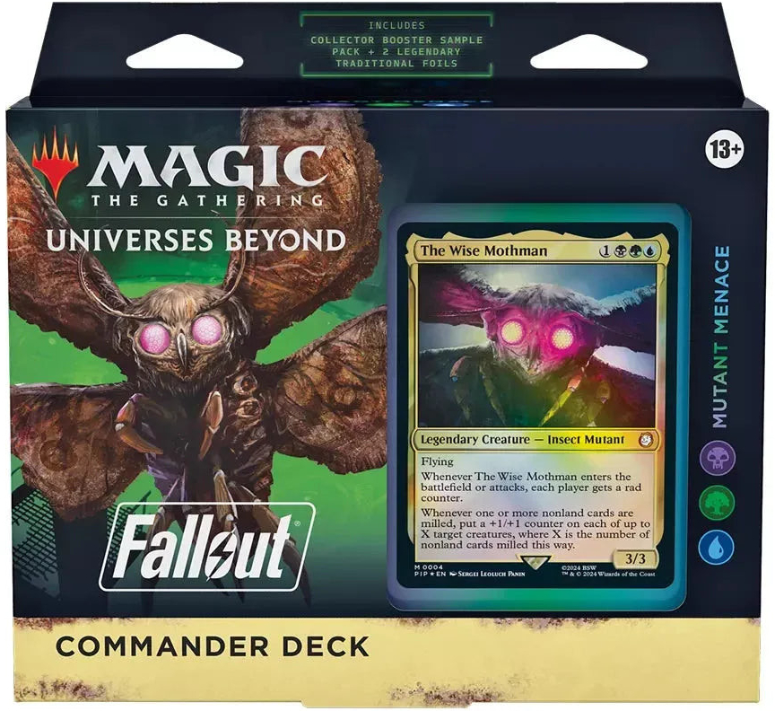 Wizards of the Coast Magic: The Gathering Universes Beyond Fallout Mutant Menace Commander Deck