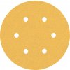 Bosch Brúsny papier EXPERT C470 so 6 otvormi pre excentrické brúsky, 150 mm, zrnitosť 100, 50 ks 2608900920
