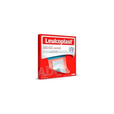 LEUKOPLAST LEUKOMED SORBACT absorpčná náplasť na rany, vodeodolná, sterilná 8x10 cm, 1x3 ks