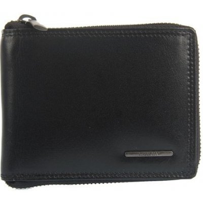 Loren pánska kožená peňaženka RFID čierna