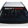 Sunstrip SEAT Racing Farba písma: Čierna, Šírka sunstripu: 20cm, Farba sunstripu: Čierna