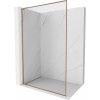 Mexen, Mexen Kioto-F L sprchová stena s rámom 70 x 202 cm, priehľadná 8 mm, brúsená meď - 800-070-174-65-00
