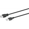 Predlžovací kábel USB-A 3 m sivý