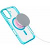 Zadní kryt Cellularline Iconic Mag s podporou Magsafe pro Apple iPhone 16, čirý / světle modrý ICONICMAGIPH16G