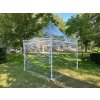 Nožnicový párty stan 4x4 m TENTino BH TRANSPARENT EXTRA HIGH ROOF