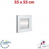 OKNA-HNED.SK Plastové okno 55 x 55 cm (550 x 550 mm) biele otváravé aj sklopné pravé