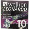 Wellion LEONARDO KET Prúžky testovacie 1 balenie 10 ks