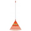 Hrable na lístie oranžové s hliníkovou KLIK násadou 150 cm, 20-zubové, RAMP