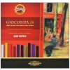 KOH-I-NOOR Gioconda 8114 krieda olejová, tvrdý umelecký pastel 7x7x75mm, mix farieb (24ks)