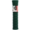 Štvorhranné pletivo, 1,5 × 25 m, oko: 60 mm, ocel, zelené, 7026203