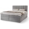 Čalúnená boxspring posteľ Magic - sivá Rozmer: 140x200