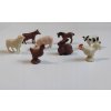 Gumové figúrky Domáce zvieratá Farma mini 8 ks