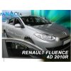 Deflektory - Protiprievanové plexi Renault Fluence 4D od 2010