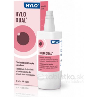 URSAPHARM Arzneimittel GmbH HYLO DUAL zvlhčujúce očné kvapky 10 ml