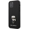 Karl Lagerfeld puzdro gumené Apple iPhone 12 Pro Max KLHCP12LIKMSBK