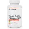 GymBeam Vitamín C + Zinok + extrakt zo zázvoru na cmúľanie 90 tab.