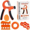 Merco Grip 5 sada na posilňovanie rúk oranžová