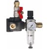 Aircraft® Rozdeľovacia krabica s 2 rýchlospojkami, ventilom, regulátorom s filtrom ø 18 mm