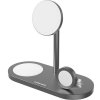 CubeNest S310 Pro 3v1 magnetická bezdrôtová nabíjačka Grey