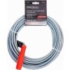 Kraft&Dele KD11767, Spirála na čištění odtoku | 9 mm x 10 m, pozinkovaný drát