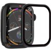 Rurihai tvrdené sklo s plastovým rámčekom pre Apple Watch 42mm (Series 10 / 11) - čierne - možnosť vrátiť tovar ZADARMO do 30tich dní