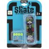 Skateboard prstový skrutkovací plast 9cm s doplnkami mix farieb na karte 12,5x17x3cm