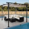 Pergola so sťahovacou strechou 3x3 m Dekorhome