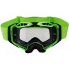 Motokrosové okuliare LS2 Aura Black H-V Green číre sklo