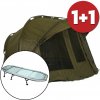 Giants Fishing Bivak Monster Bivvy 2,5 Man + Lehátko JRC Defender Levelbed