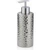 KELA Dávkovač mydla sterling keramický strieborný lesklý 18,0 cm 6,5 cm 300,0 ml