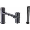 Laveo Tores, 3-otvorová vaňová batéria, čierna matná, LAV-BVT_713D