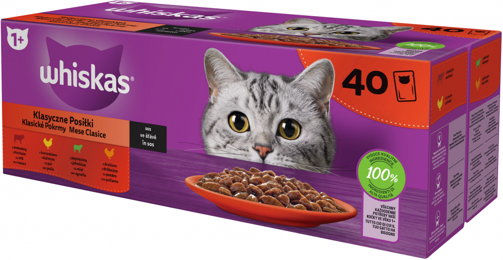 Whiskas Core klas.výběr š. 40 x 85 g