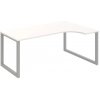 OFFICE PRO s.r.o. HOBIS kancelársky stôl tvarový, ergo ľavý - UE O 1800 L, biela