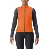 Castelli Perfetto RoS 2 W Vest, Red orange/ Black Veľkosť: L Dámska vesta do daždivých a veterných podmienok