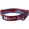 Non-stop dogwear obojok Trail quest collar - teal/vínová, M
