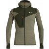 Pánska mikina Salewa Puez 2 Dry L/S Hood Fz Tee Dark Olive XL