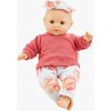 Realistické miminko Noemi v růžovém svetříku od firmy Paola Reina ( Los Manus 36 cm)