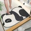 Kúpeľňová predložka rýchloschnúca 60x40cm Panda