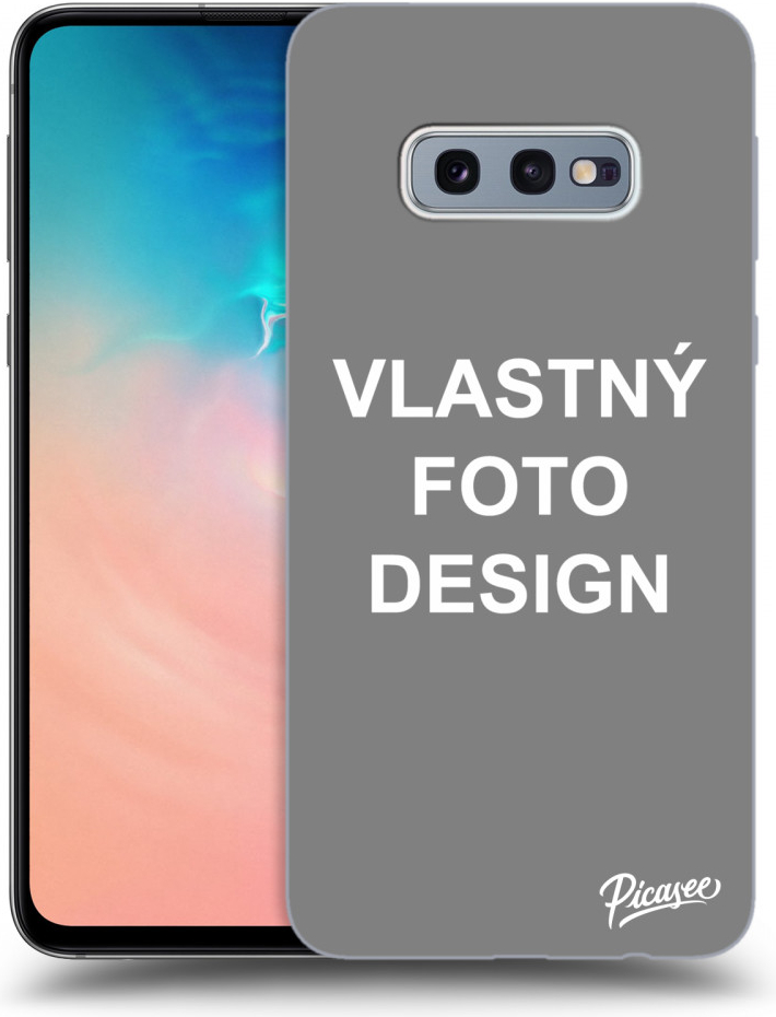 Púzdro Picasee silikónové Samsung Galaxy S10e G970 Vlastné design/motiv čiré