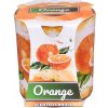 Parafínová dekoratívna sviečka Orange Ravi 1 ks