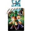 Halantex Detské obliečky MINECRAFT 201 140x200 cm, 70x90 cm, Bavlna + Predĺžená možnosť vrátenia tovaru do 50 dní