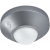 LED Nightlux Stropné strieborné 1,70W 105lm 4000K IP20 Ledvance nočné svetlo so senzorom pohybu